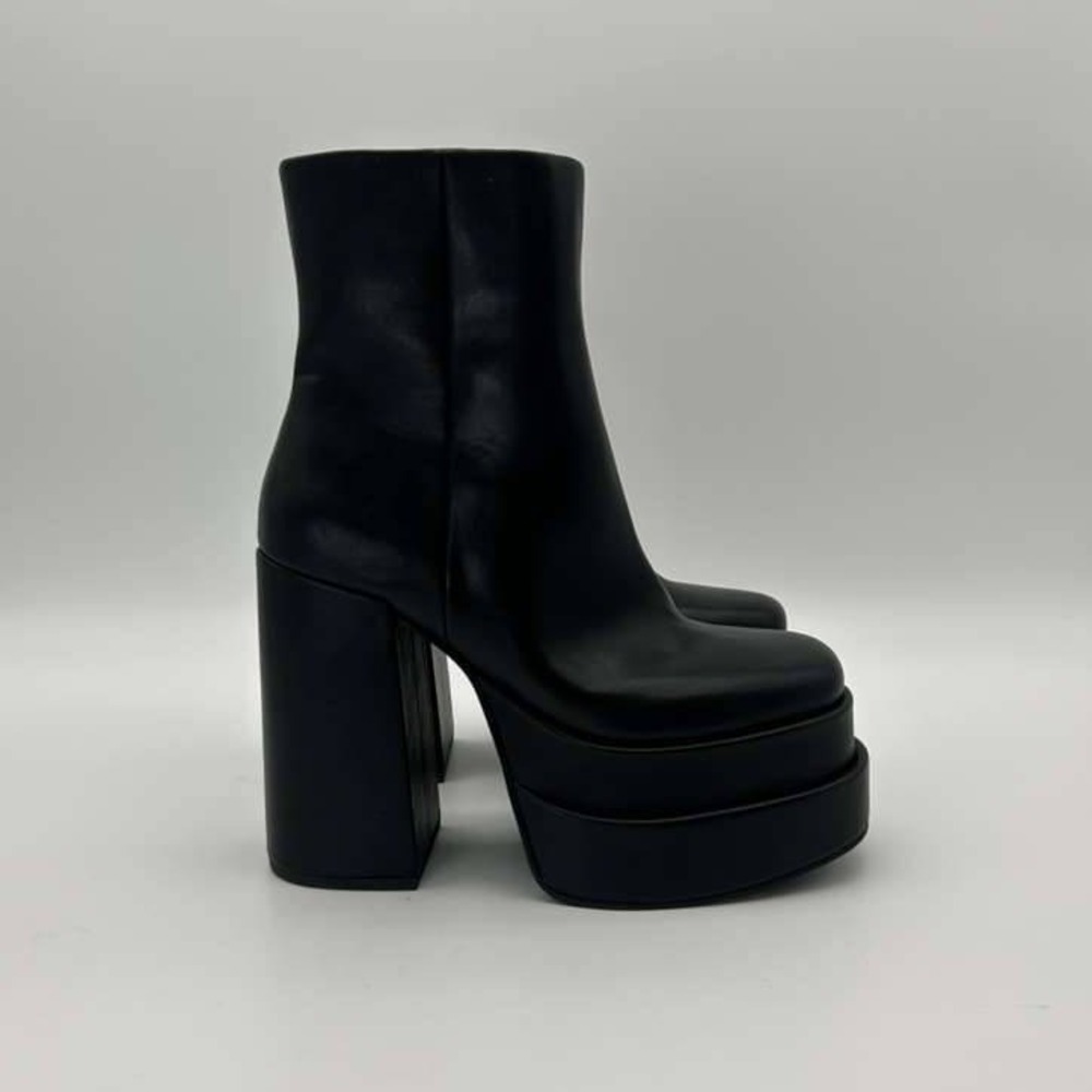 Steve Madden Cobra Black Platform Boots - Women's Size 7.5 - Brand New - Picture 6 of 6